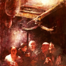 祈福 120x120cm 2014-大美無言藝術空間